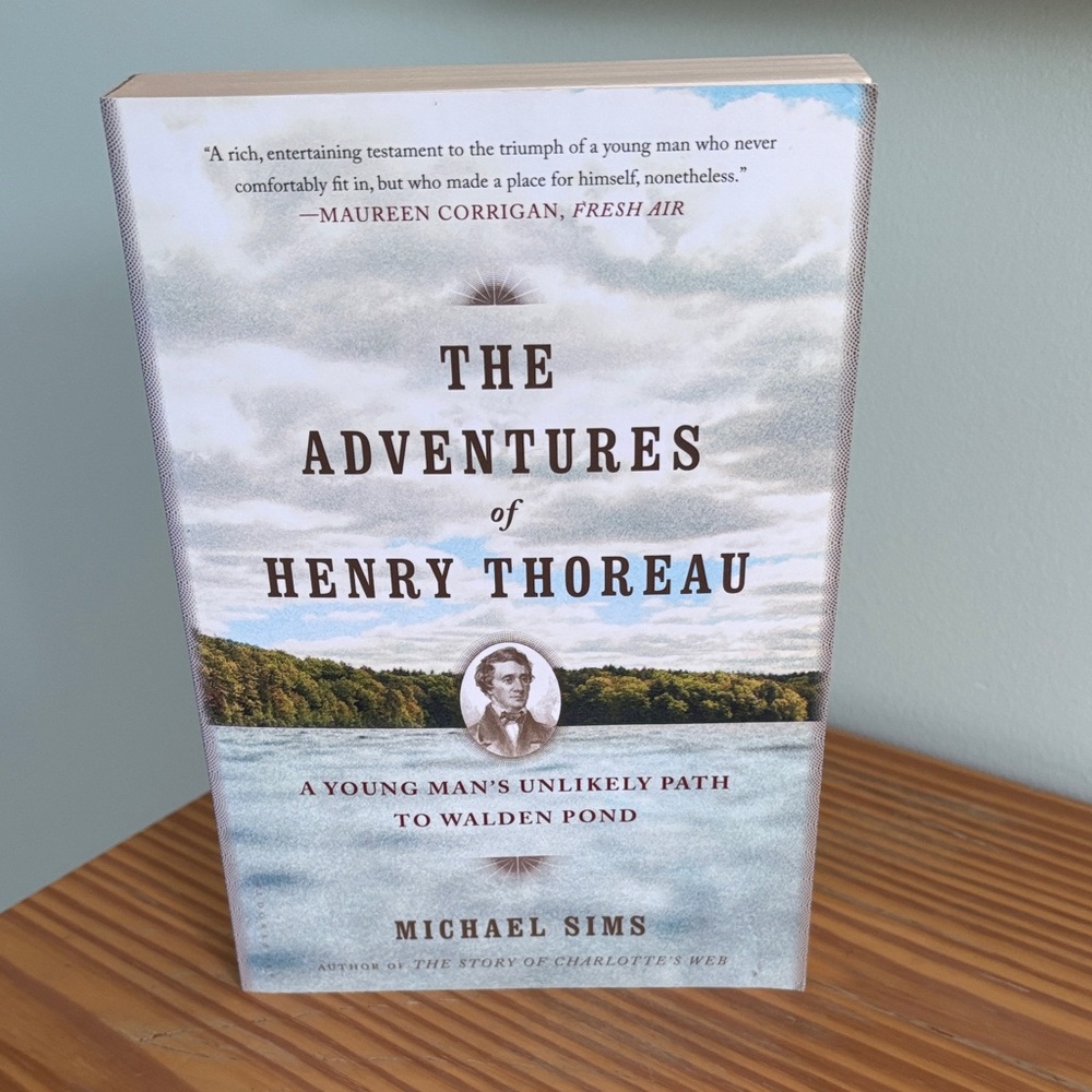 The Adventures of Henry Thoreau by Michael Sims - paperback book
